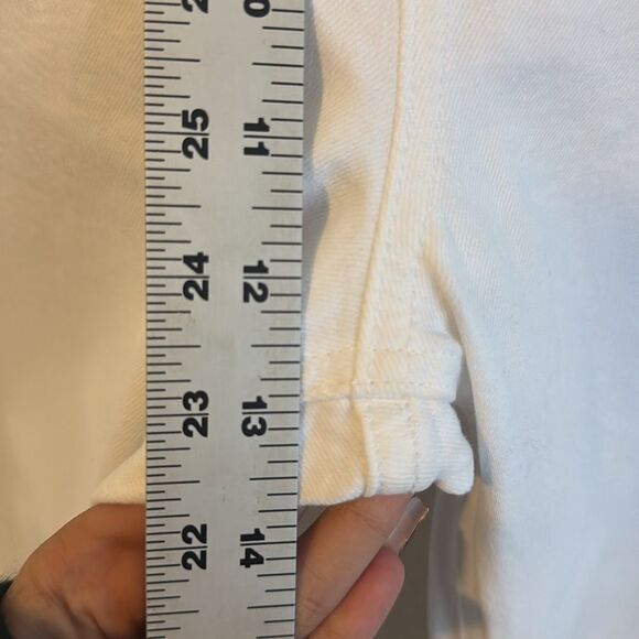 J Crew Skinny flare jean in white wash Womens Size‎ 32 White - Picture 8 of 9